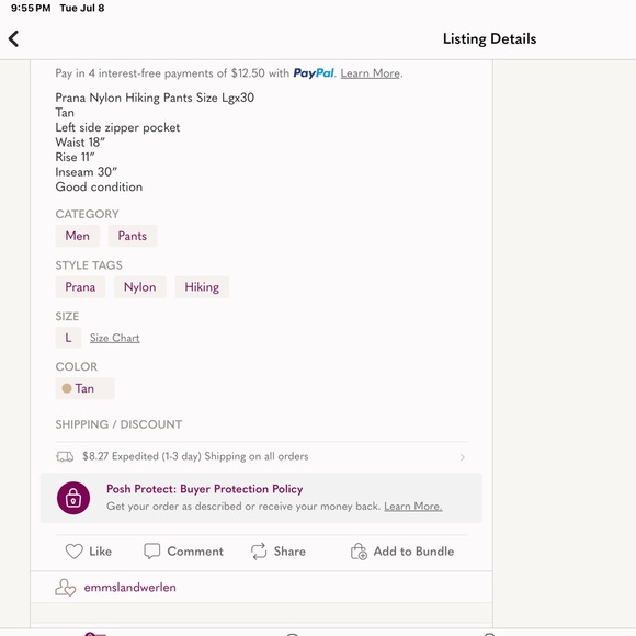 PRANA, size 30 - Picture 15 of 15